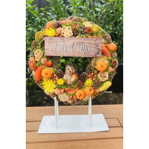 Őszi sünis ajtódísz 144535383 - Ajtódísz