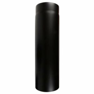 Felbontott - Vastag falú füstcső 250/500 mm #fekete 144552046 - Kandalló & Kályha