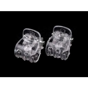 MAD12 - Átlátszó hajcsipesz, hajdísz alap 10x13mm