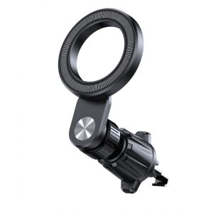 Elforgatható mágneses autós telefontartó szellőzőrácsra, Fekete 144673156 - Cellect