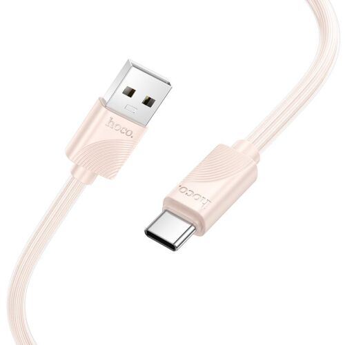 HOCO kábel USB-A - Lightning 2,4 A X114 1 m rózsaszínű