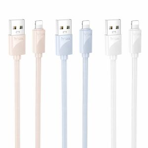 HOCO kábel USB-A - Lightning 2,4 A X114 1 m rózsaszínű 144673405 - Kábel & Tartozék