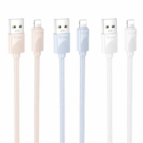HOCO kábel USB-A - Lightning 2,4 A X114 1 m rózsaszínű