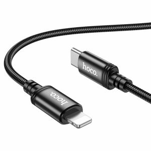 Kábel USB C Lightning Hoco PD 27W 2 m X89 fekete 144673421 - Hoco