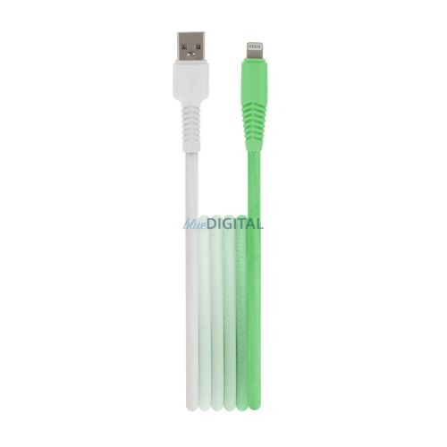Setty kábel USB - Lightning 1,5 m 2,4A KGA-L-1.52420 menta-fehér színátmenet 144673675