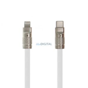 Setty Zink kábel USB-C - Lightning 1,2 m 27W KZC-L-1.2270 fehér 144673677 - Setty