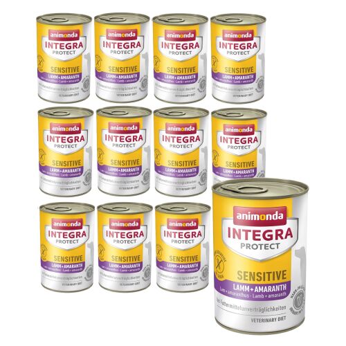 ANIMONDA Integra Protect Sensitive bárány amaránttal - nedves kutyatáp - 12x400g 144682190