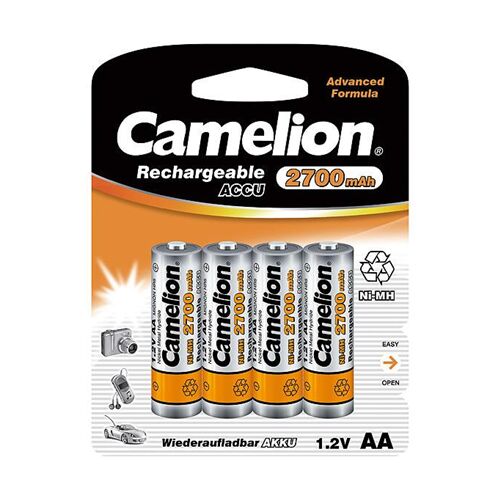 Camelion | AA/HR6 | 2700 mAh | Rechargeable Batteries Ni-MH | 4 pc(s)