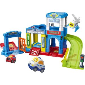 VTech Tut Tut Baby Flitzer - Hang és Fény effektekkel Rendőrállomás készlet (német nyelvű) 144689771 - VTech