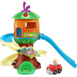 VTech 80-561504 Tut Tut Baby - CoComelon JJ Parkolóház házikó sínkészlet Hanggal 144689774 - VTech
