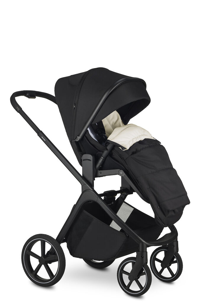 E-shop EASYWALKER Chlpaté tašky pre kočík Zoey Pure Black
