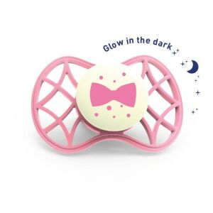 Nuvita Air.55 Cool! éjszakai cumi védőkupakkal 6hó+ - Glow Flamingo - 7085 144691445 - Nuvita