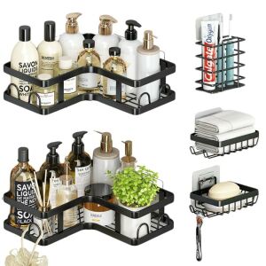 Fürdőszobai szett, 5 db polc