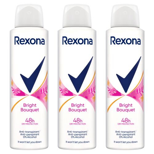 Rexona Bright Bouquet Izzadásgátló 3x150ml 144700353