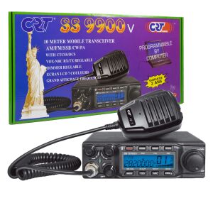 CRT SS 9900V Amateurfunkstationspaket + Klebepad, blaues Zubehör 144700799 - Radios