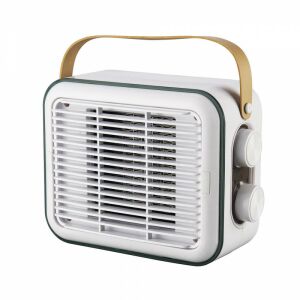 ELITE EFHR-1383 Retro ventilátoros fűtőtest, 1500 W, Akár 15 m2, PTC fűtőtest, 3 szint, Borulásvédelem, Fehér/mustárzöld 144703381 - Elite