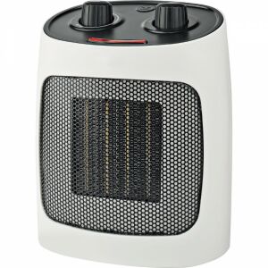 Kerámia fűtőkályha ELITE ECH-1373, 2000W, Akár 20 m2, 2 üzemmód, Fényjelző, Borulásvédelem, Fehér/fekete