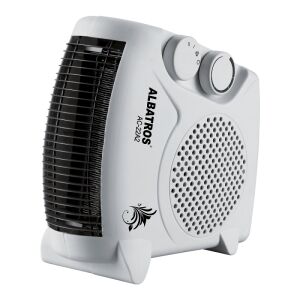 ALBATROS AC-22A2 ventilátoros fűtőberendezés, 2000 W, 20 m2, 3 üzemmód, LED kijelző, Vízszintes/függőleges, Fogantyú, Fehér/fekete 144703412 - Albatros
