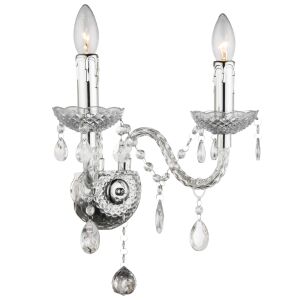 Lampa de perete EBT017-2W Transparent 144703419 - Aplice perete