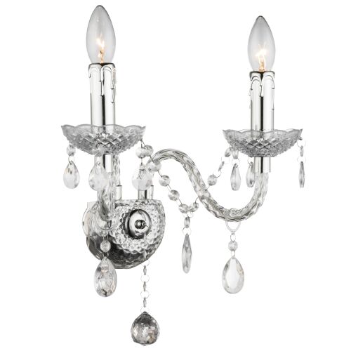 Lampa de perete EBT017-2W Transparent 144703419