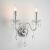Lampa de perete EBT017-2W Transparent 144703419