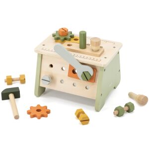 VIGA PolarB Mini Workshop 2in1 szerszámosláda fa készlet 144705629 - Barkácsolás, Autópálya & Parkolóház és Figura