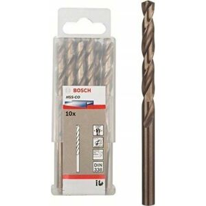 Set 10 burghie metal, HSS-CO, 7x69x109 mm, tija cilindrica 144705878 - Instrument