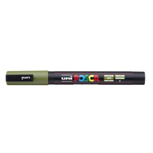 Marker POSCA UNI PC-3M khaki zielony 144706664 - Uni Markere decor