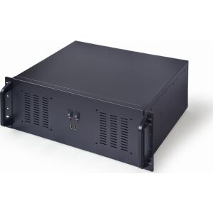 Gembird 19" táp nélküli 4U szerverház 350mm fekete