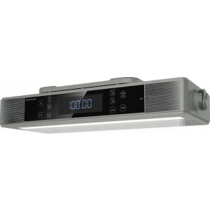Radio pentru bucatarie, REGENT, Cucina, FM, 2.7 W, Plastic/Aluminiu, Argintiu 144707054 - Radiouri