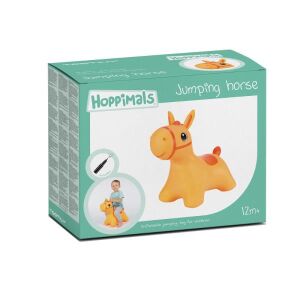 Snibbs Hoppimals jumper, felfújható gumilabda ugráshoz, ló alakú, narancssárga színű 144707204 - Ugráló labda / figura