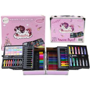 Művészi szett összecsukható bőröndben Unicorn 133 El