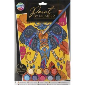 *****Számok szerinti festés A4-es elefánt 30033