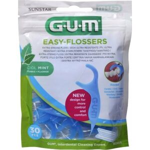 Sunstar Sunstar GUM Easy-Flossers, Fogköz tisztító fonal, 30 db