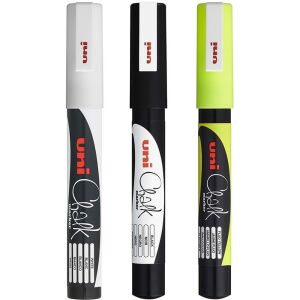 Mitsubishi Marker UNI CHALK MARKER PWE-3MS negru 144711728 - Pixuri