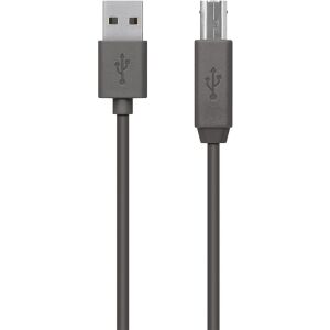 Belkin USB 2.0 A - USB 2.0 B, 4.8m kabel USB 4,8 m USB A USB B Szary 144712508 - Kabel USB