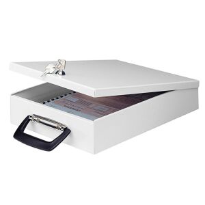 WEDO Dokumenten-Kassette A4, 35,5 x 26 x 6,7 cm világosszürke