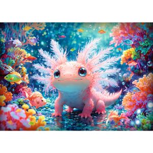 Trefl: 500 darabos puzzle - Axolotl
