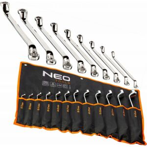 Neo Set de chei inelare deflectate 6-32mm 12buc (09-952) 144715302 - Unelte de mână