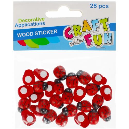 Fa katicabogár öntapadós 15mm 25db 144718353