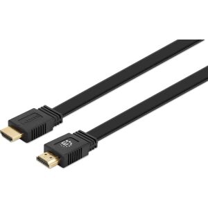 Kabel Manhattan HDMI - HDMI 3m czarny (355629) 144718601 - Artykuły techniczne i elektronika