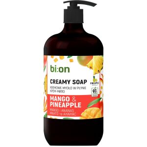 BIO NATURELL Krémos folyékony szappan szivattyúval Mangó és Ananász 946 ml