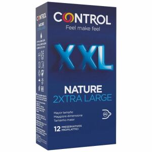 Control Nature XXL Extra Large Anatomical Latex System 12 db