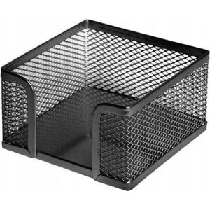 Forofis Pojemnik na kostkę biurową 95x95mm FOROFIS 91304 czarny metalowy 144721414 - Jegyzettömb