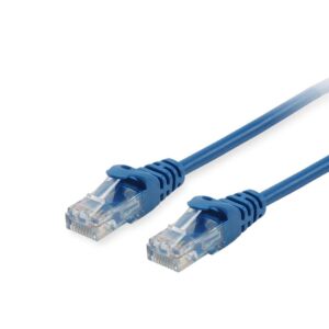 Cat6-os javítókábel U/UTP 2xRJ45 1,00 m kék PVC zacskóban 144723171 - Kábel