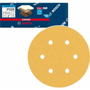 Expert C470 Schleifblatt, Ř 150mm, K220 (50 Stück, für Exzenterschleifer) 144723853 - Handwerkzeuge