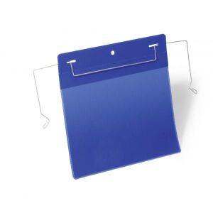 DURABLE Drótkötéses A5-ös tászka keresztben 50-es csomag kék 144725242 - Iratrendezés