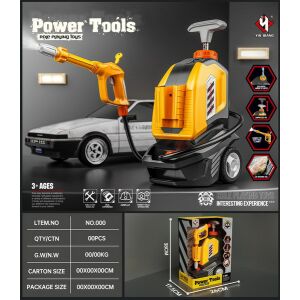 Myjka Ciśnieniowa z Funkcją Wody dla dzieci 3+ Zestaw Sprzątający + Ściągaczka + Ściereczka + Gąbka 144726752 - DIY