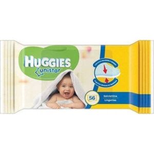 Huggies HUGGIES Unistar Nedves törlőkendő 56 db