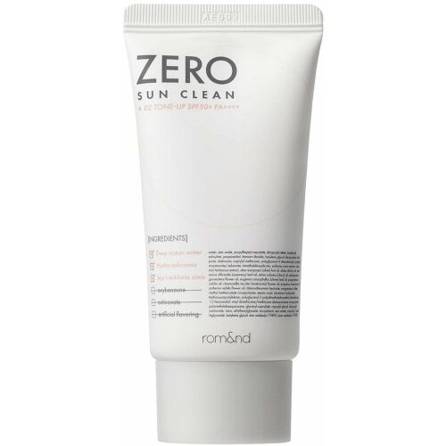 ROM&amp;ND_Zero Sun Clean arcápoló krém arcra SPF50+ PA++++ 02 Tone Up 50ml 144729421